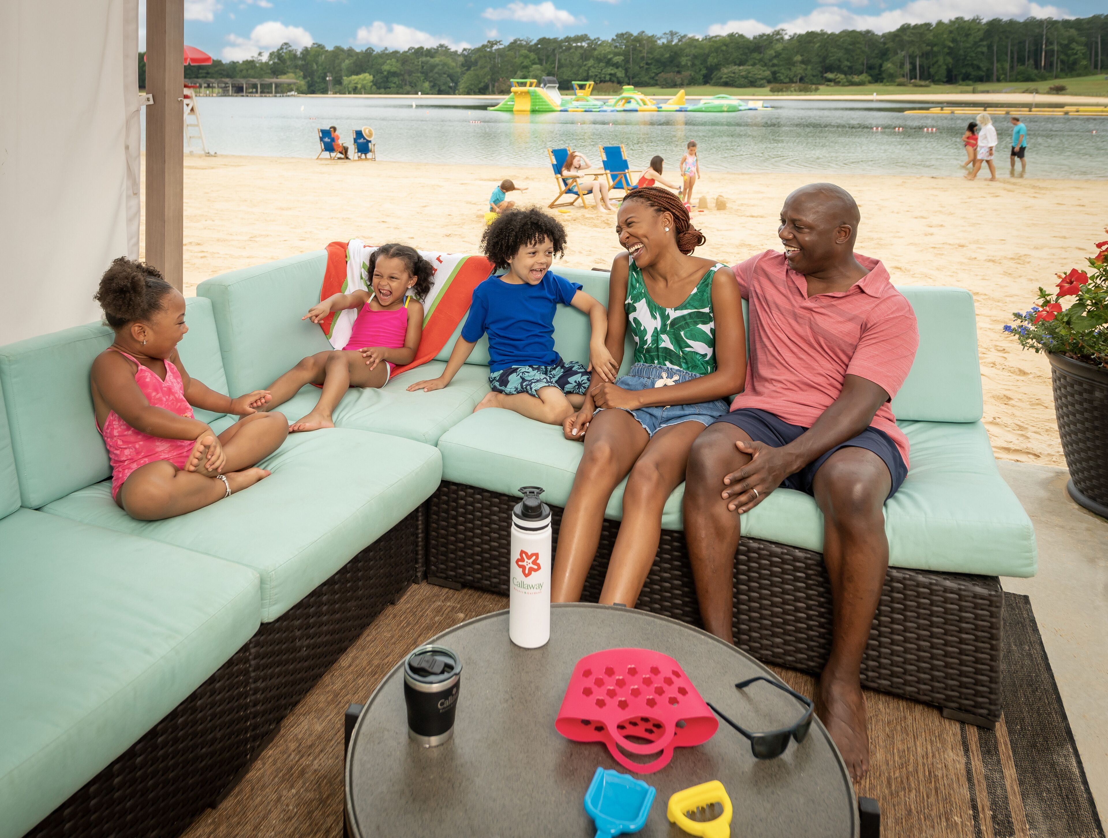 Water skiing, kayaking, rowing, fishing