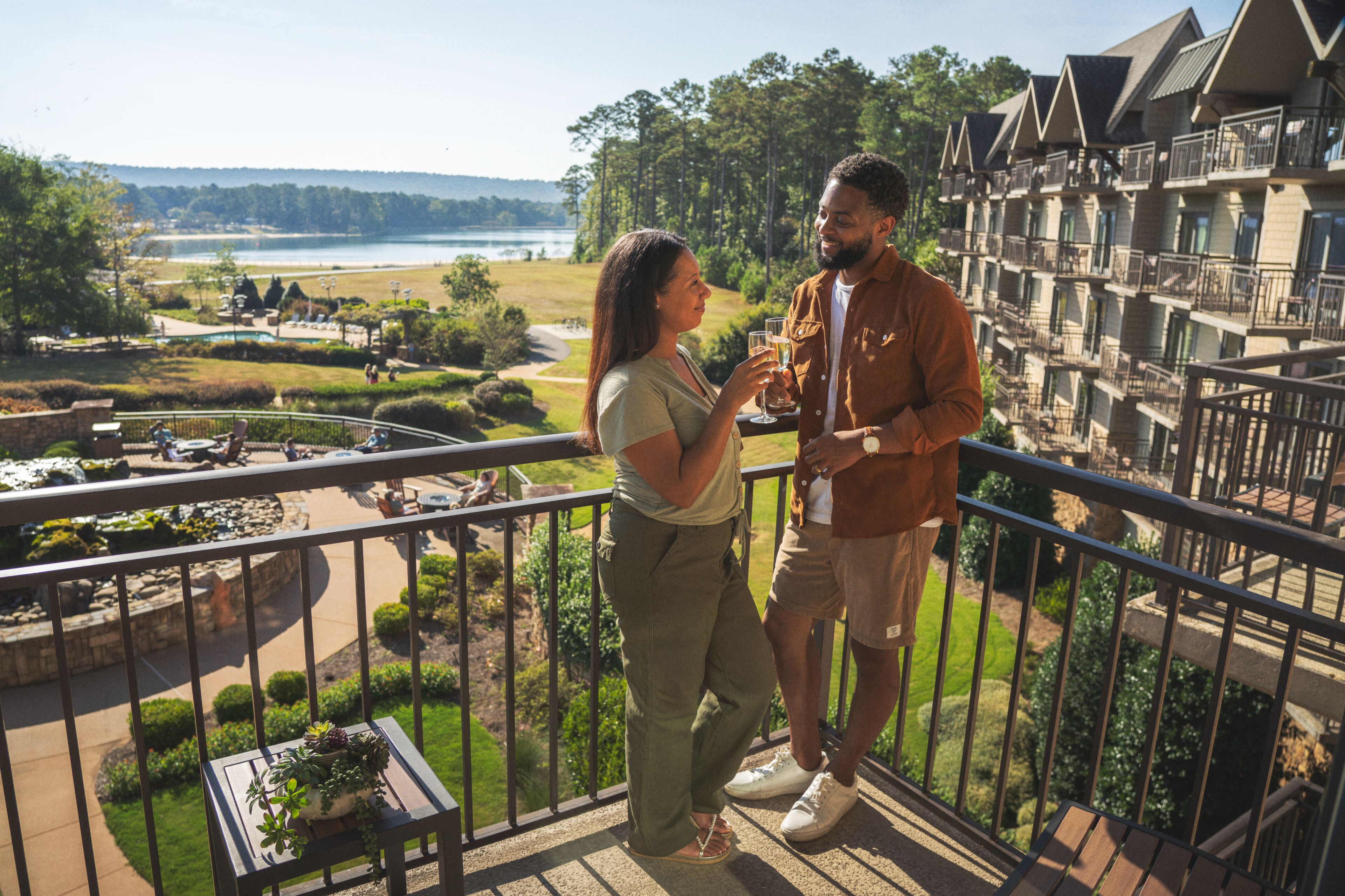 Chambre, 2 grands lits (Lodge and Spa Lake Side)