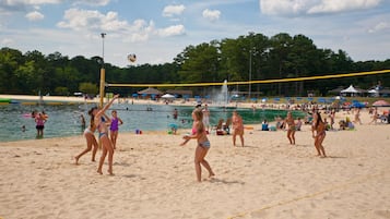 Privat strand, vannski, kajakkpadling og roing