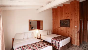 Habitación estándar, 2 camas matrimoniales | Ropa de cama de alta calidad, camas con pillow-top y escritorio