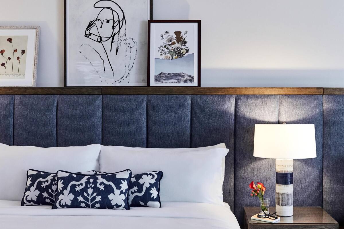 Room, 1 King Bed with Sofa bed, Accessible (Sweetgrass Inn, Shower) | In-room safe, desk, laptop workspace, iron/ironing board