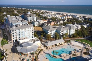 5 outdoor pools, open 7:00 AM to 10:00 PM, pool cabanas (surcharge) - Wild Dunes Resort – Sweetgrass Inn and Boardwalk Inn (Isle of Palms)