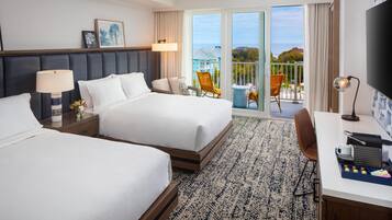 Premium Room, 2 Queen Beds (Sweetgrass Inn) | In-room safe, desk, laptop workspace, iron/ironing board