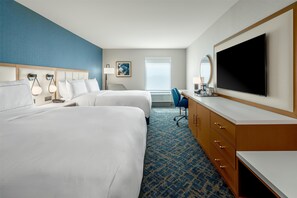 In-room safe, desk, laptop workspace, blackout curtains