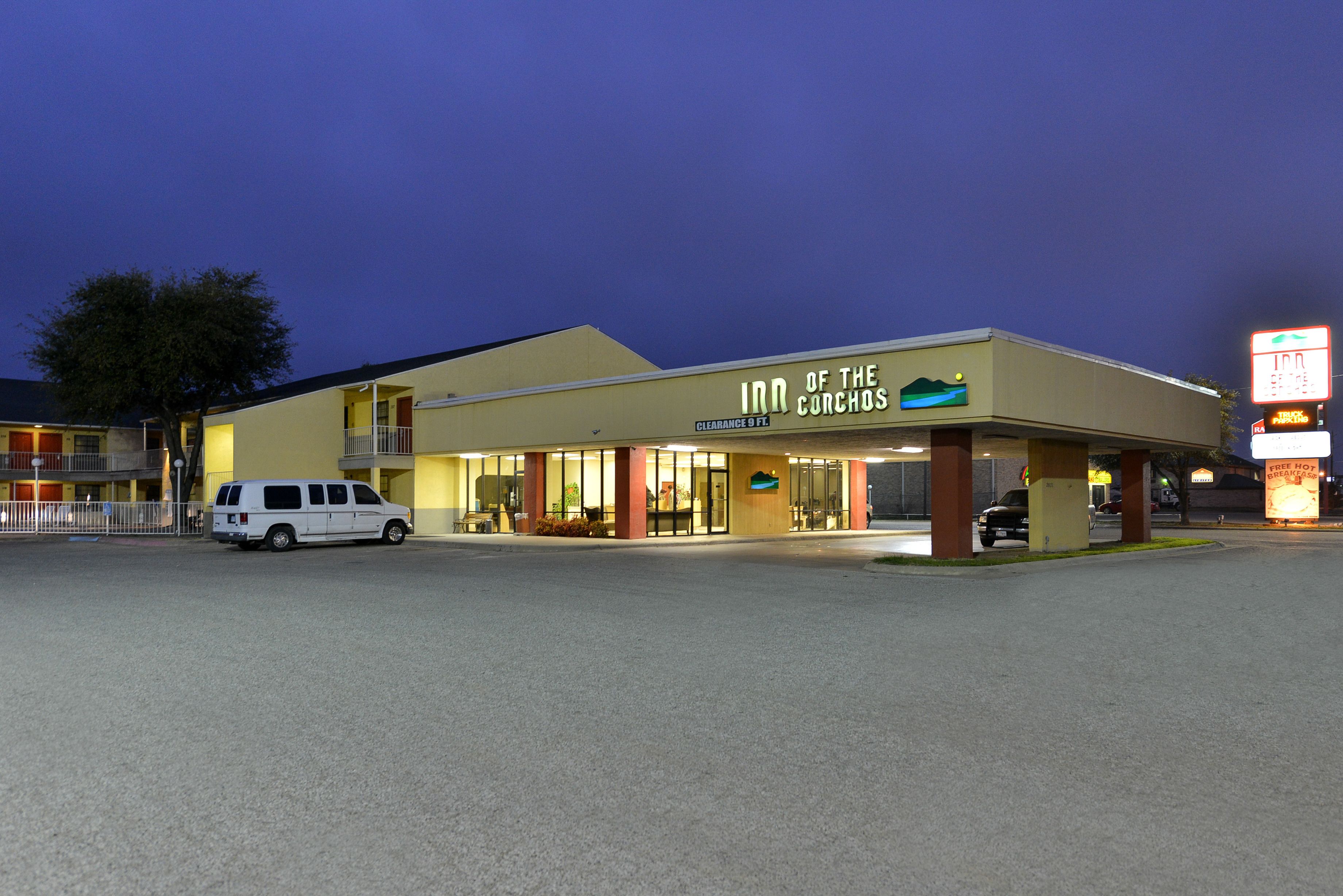 Front of property – evening/night