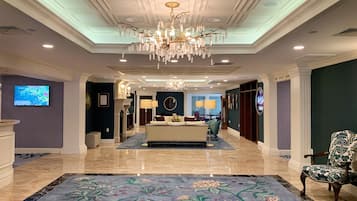 Sala de estar en el lobby
