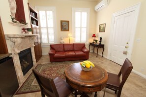 Suite, 1 King Bed with Sofa bed, Jetted Tub (Roman Suite: Two Rooms) | Living room | Flat-screen TV - Napa Inn (Napa)