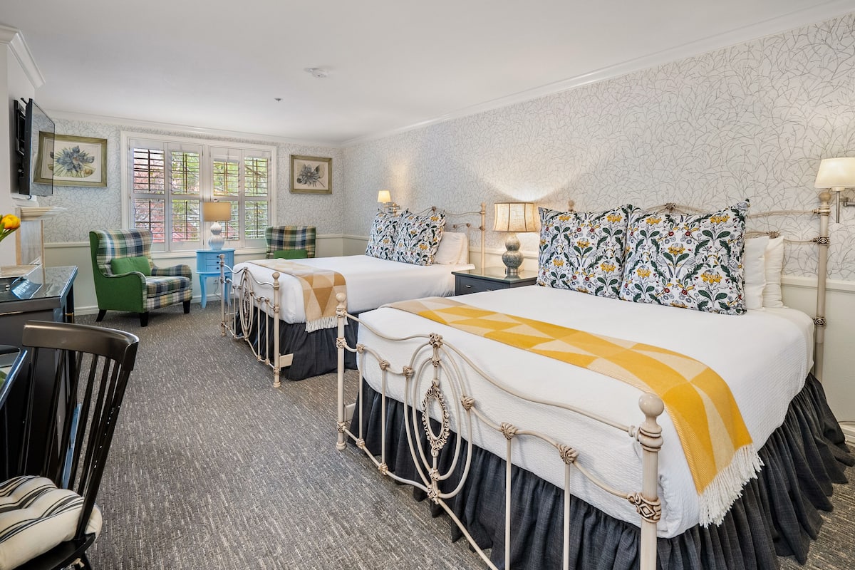 Chambre Deluxe, 2 grands lits (Main Inn) | Draps en coton égyptien, literie de qualité supérieure, surmatelas