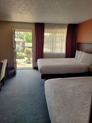 Double Room, 2 Queen Beds, Non Smoking, Courtyard View | Premium bedding, pillowtop beds, individually decorated