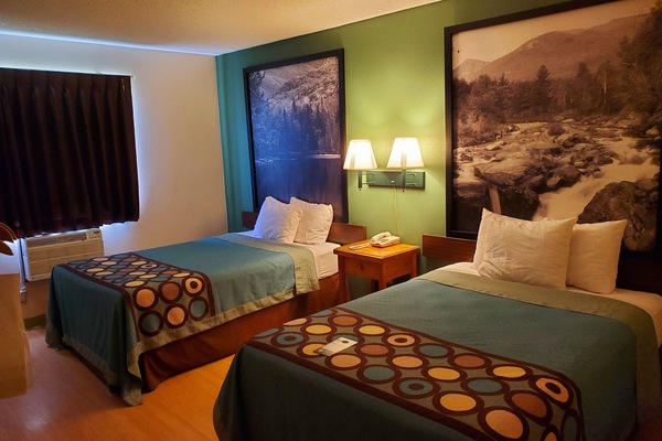 Double Room, 2 Double Beds | Premium bedding, in-room safe, desk, laptop workspace