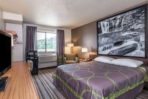 In-room safe, desk, laptop workspace, blackout drapes