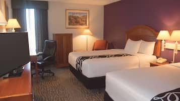 2 Queen Beds, Non-Smoking | Premium bedding, pillow-top beds, desk, laptop workspace