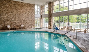 Indoor pool, outdoor pool, open 9:00 AM to 9:00 PM, sun loungers