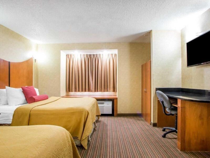 In-room safe, desk, laptop workspace, blackout curtains