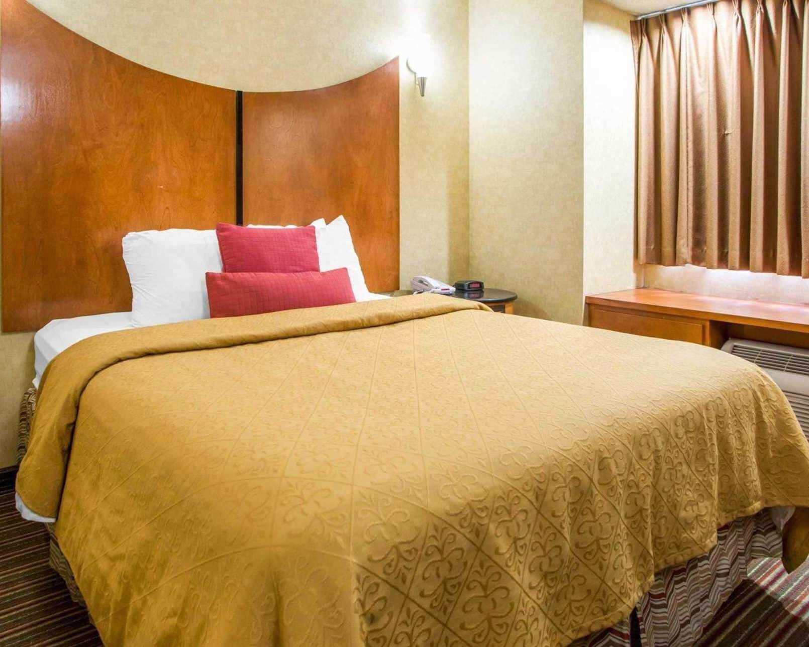 In-room safe, desk, laptop workspace, blackout curtains