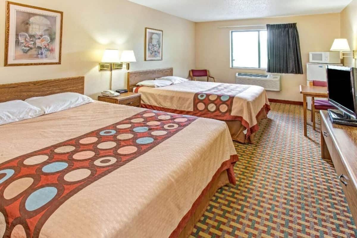 In-room safe, blackout drapes, iron/ironing board, cribs/infant beds