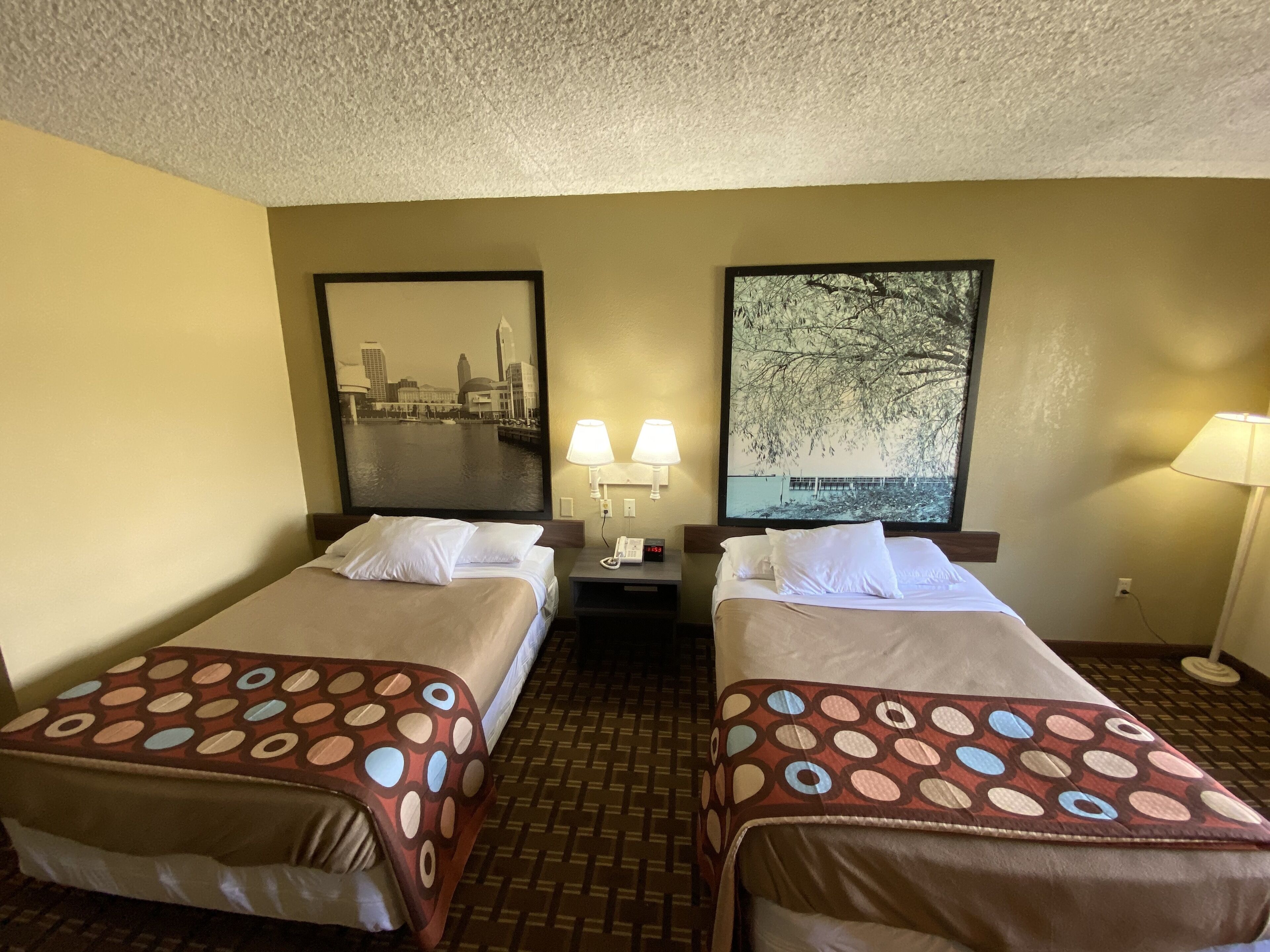 Desk, laptop workspace, free cots/infant beds, free WiFi