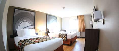 Bộ đồ giường kháng dị ứng, nệm có lớp đệm bông, bàn, màn/rèm cản sáng