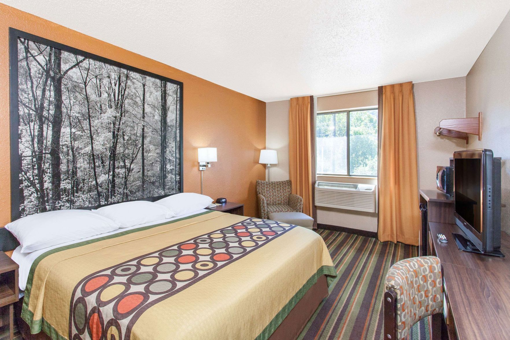 In-room safe, desk, iron/ironing board, free cribs/infant beds