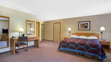 Suite estudio, 1 cama King size, para no fumadores | Escritorio, cunas gratuitas, wifi gratis y ropa de cama
