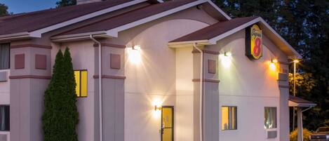 Front of property – evening/night