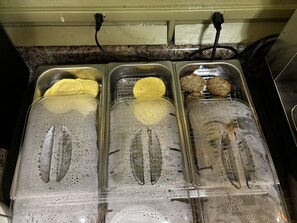 Free daily buffet breakfast