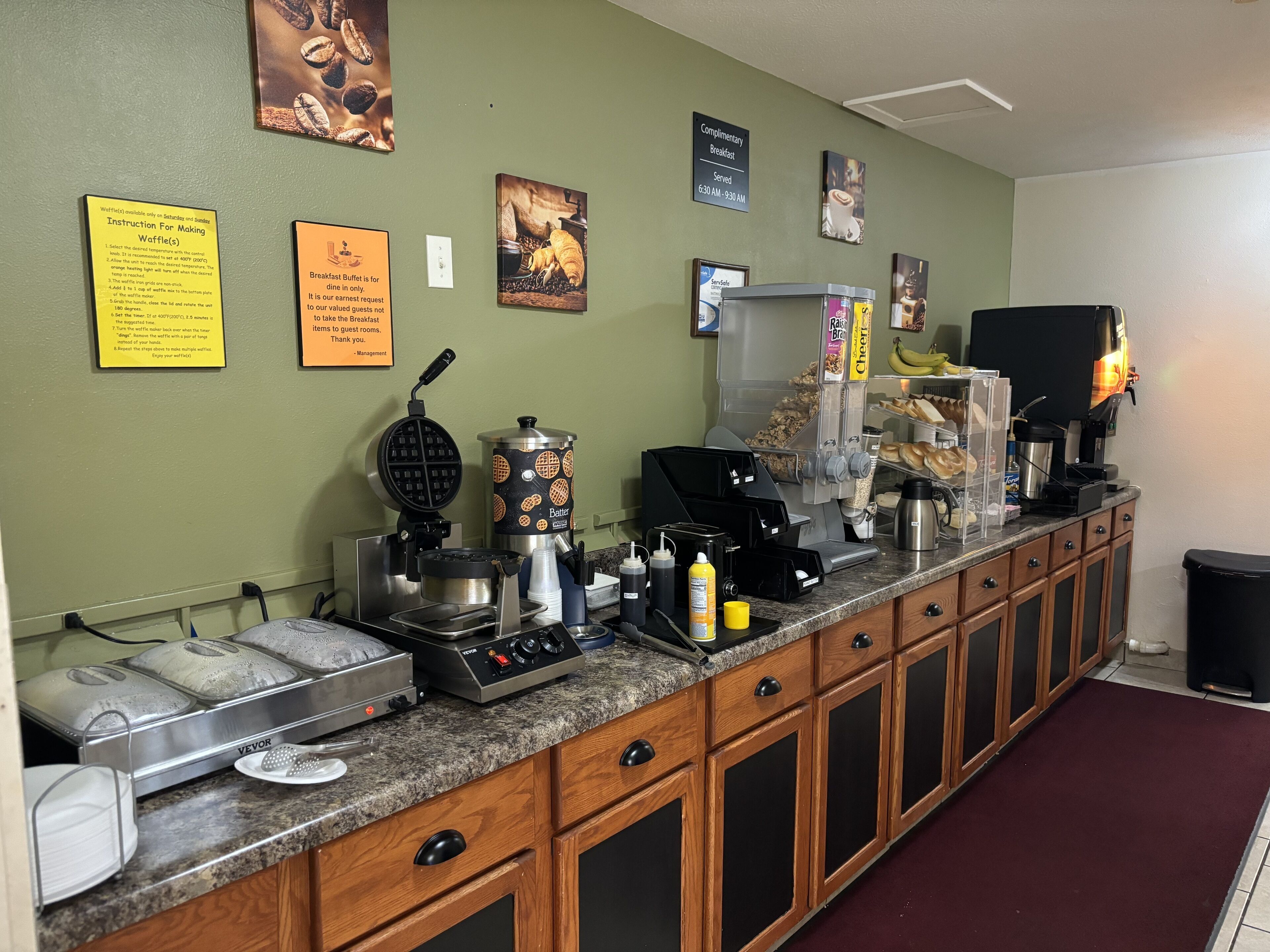 Desayuno buffet incluido todos los días