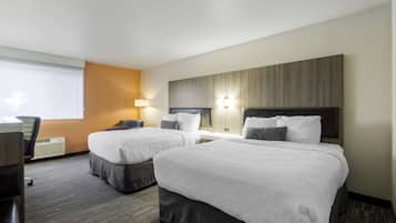 Standard Room, 2 Queen Beds, Non Smoking, Refrigerator & Microwave | Pillowtop beds, individually decorated, individually furnished, desk