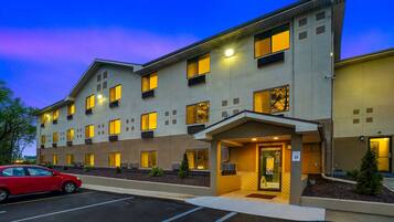 Front of property - evening/night