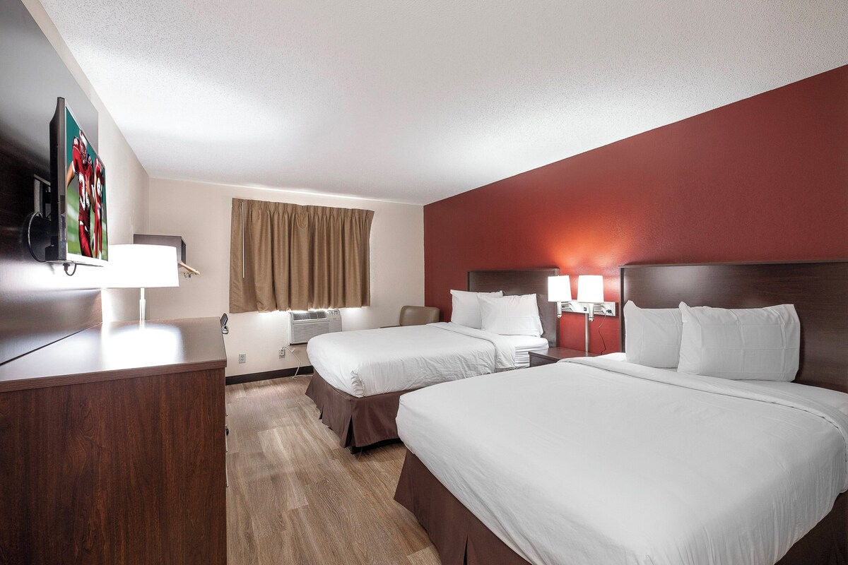 Superior Room, 2 Double Beds, Non Smoking | Desk, iron/ironing board, cribs (free), WiFi (free)