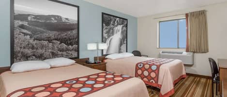 Coffres-forts dans les chambres, bureau, fer et planche à repasser