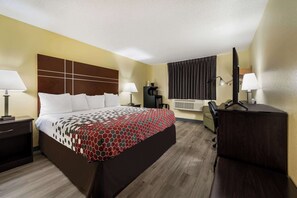Habitación estándar, 1 cama de matrimonio grande, no fumadores | Tabla de planchar con plancha, cunas gratuitas, wifi gratis