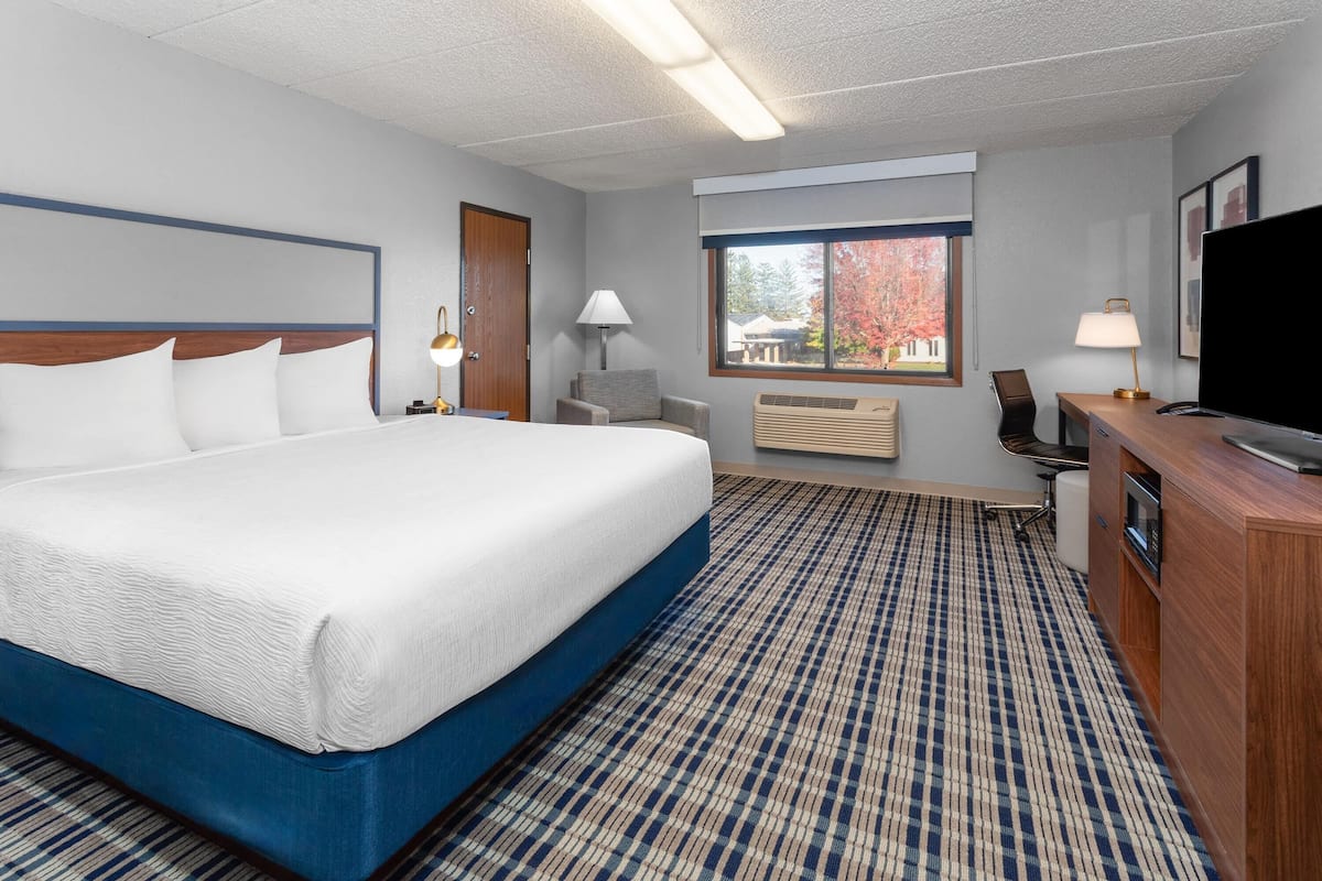 Rom, 1 kingsize-seng, ikke-røyk | Skrivebord for bærbar PC, strykejern/-brett og reiseseng for barn