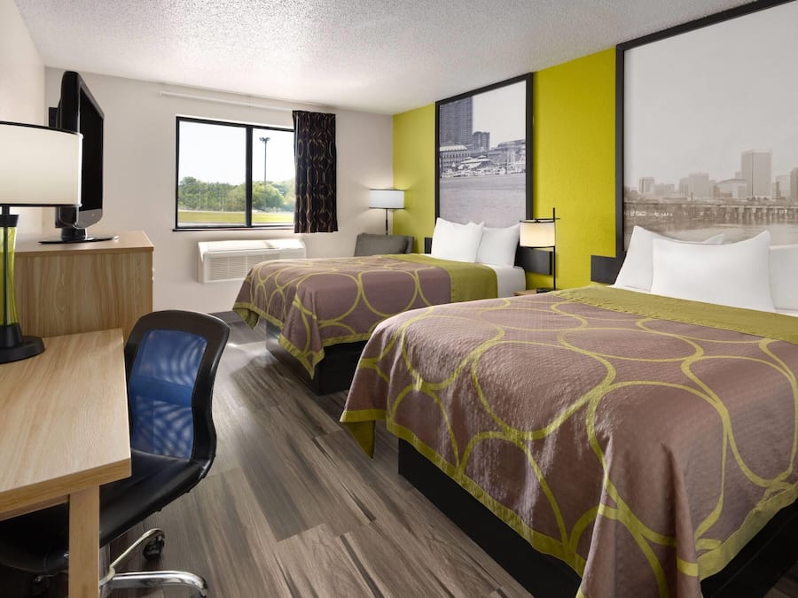 Schreibtisch, Verdunkelungsvorhänge, Zustellbetten, kostenloses WLAN