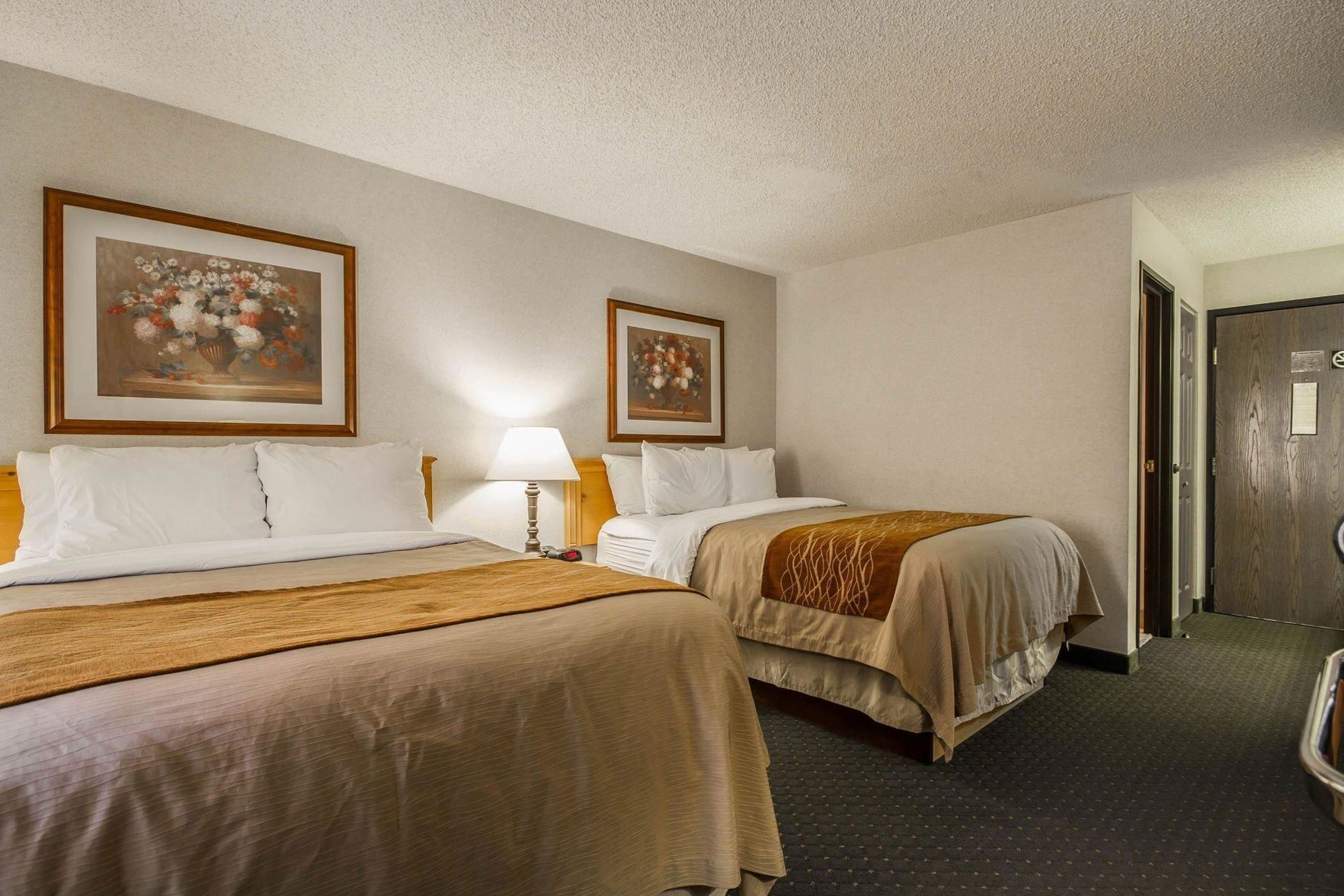Premium bedding, pillow-top beds, in-room safe, desk