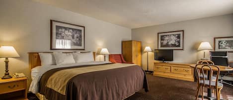 Premium bedding, pillow-top beds, in-room safe, desk