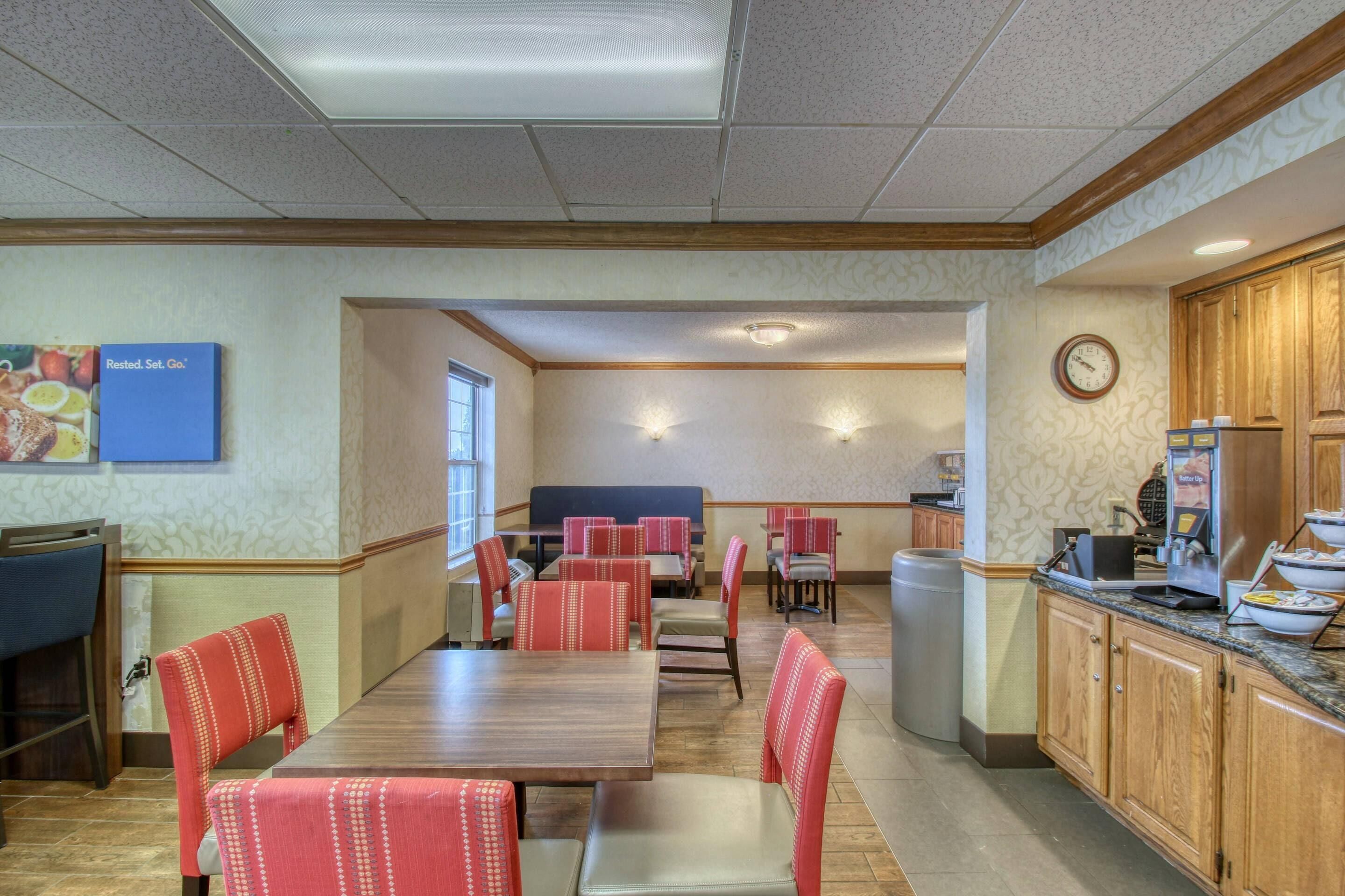 Free buffet breakfast