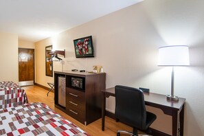 Deluxe Room, 2 Queen Beds (Smoke Free) | Desk, blackout drapes, free WiFi, bed sheets