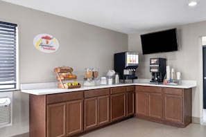 Free daily on-the-go breakfast