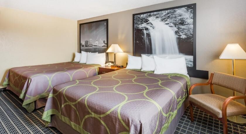 Desk, blackout curtains, iron/ironing board, free WiFi