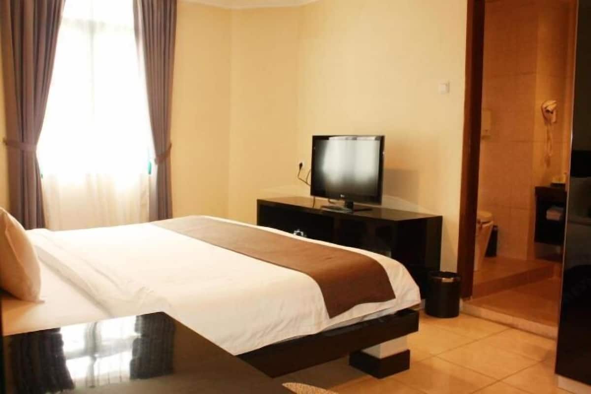 Minibar (con algunos artículos gratuitos) y caja fuerte