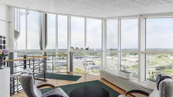 Suite, 1 King Bed, Non Smoking | 1 bedroom, desk, laptop workspace, blackout curtains