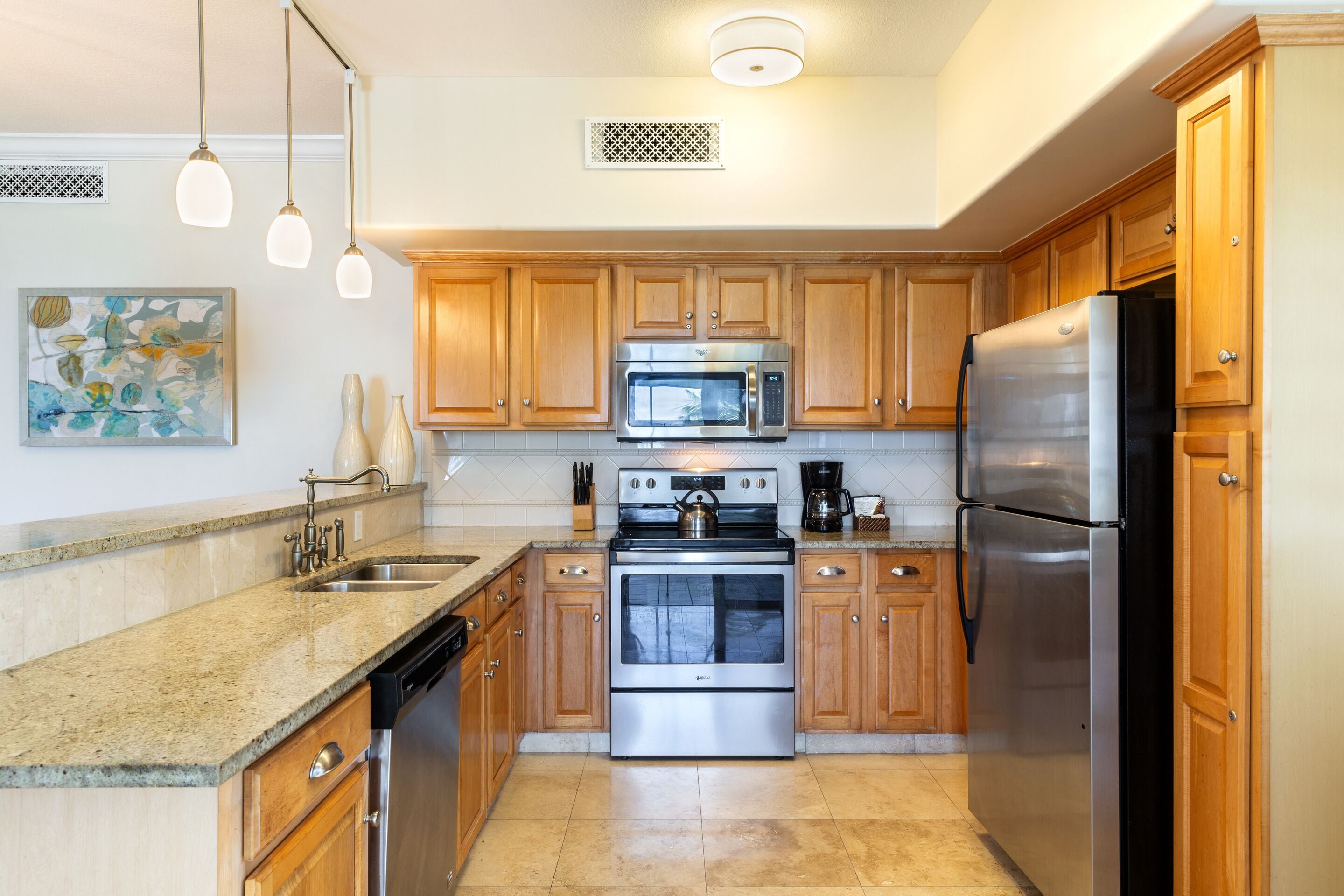 suite, 2 bedrooms, ocean view | in-room safe, desk, blackout curtains, iron/ironing board