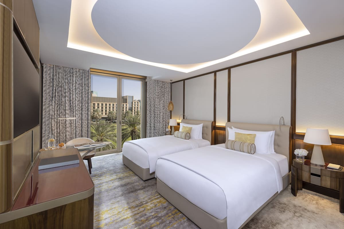 Ropa de cama de alta calidad y minibar