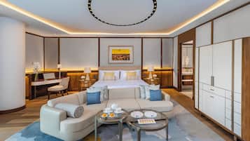 Premium bedding, minibar, in-room safe, desk