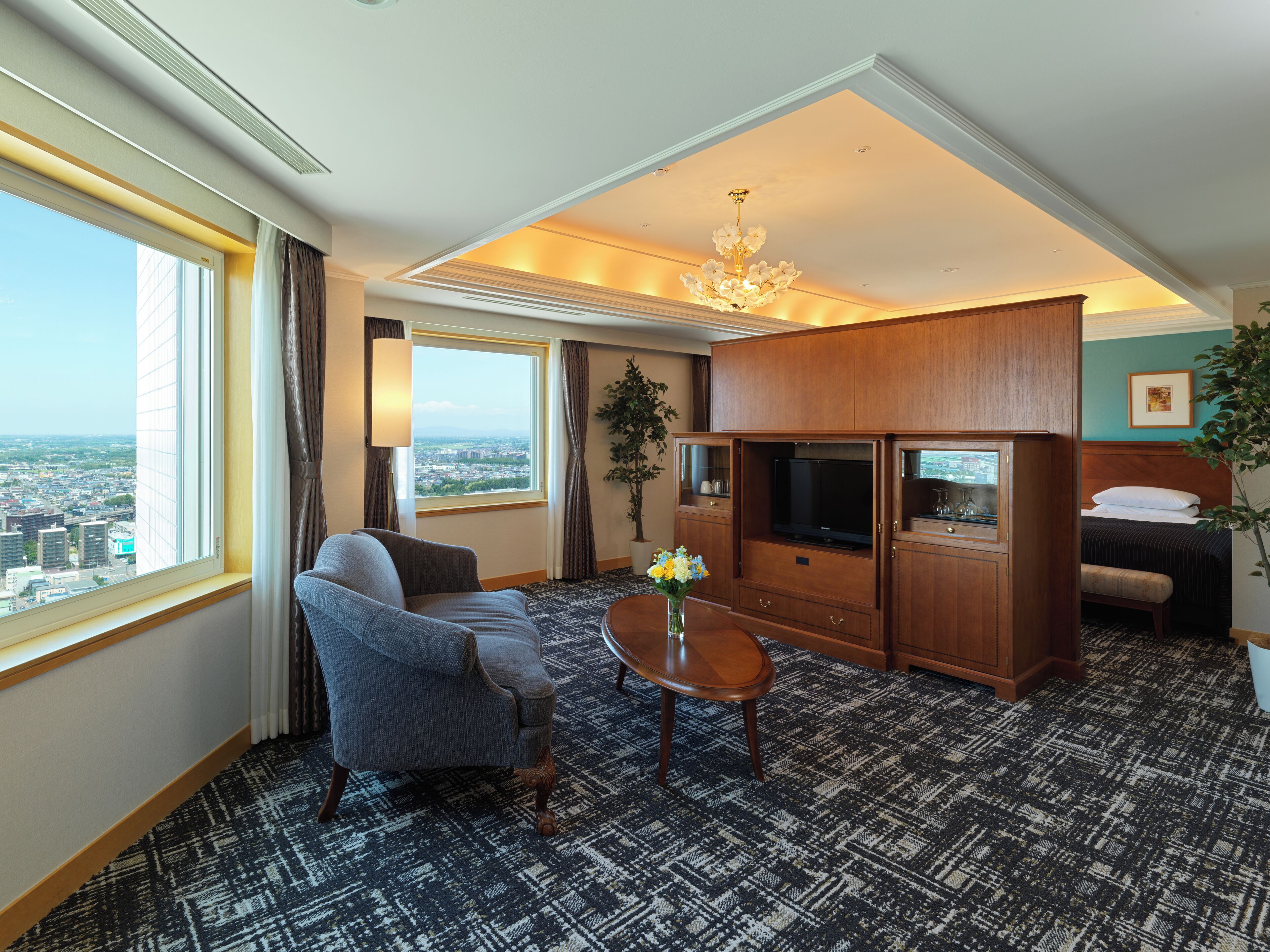 ジュニア スイートルーム 禁煙 | 高級寝具、セーフティボックス (室内)、デスク、ノートパソコン用作業スペース