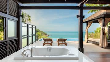Vila, kolam renang pribadi, pemandangan laut (Tongsai) | Pemandangan dari kamar