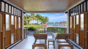 Suite estudio, vistas al mar, frente a la playa | Vistas desde la habitación