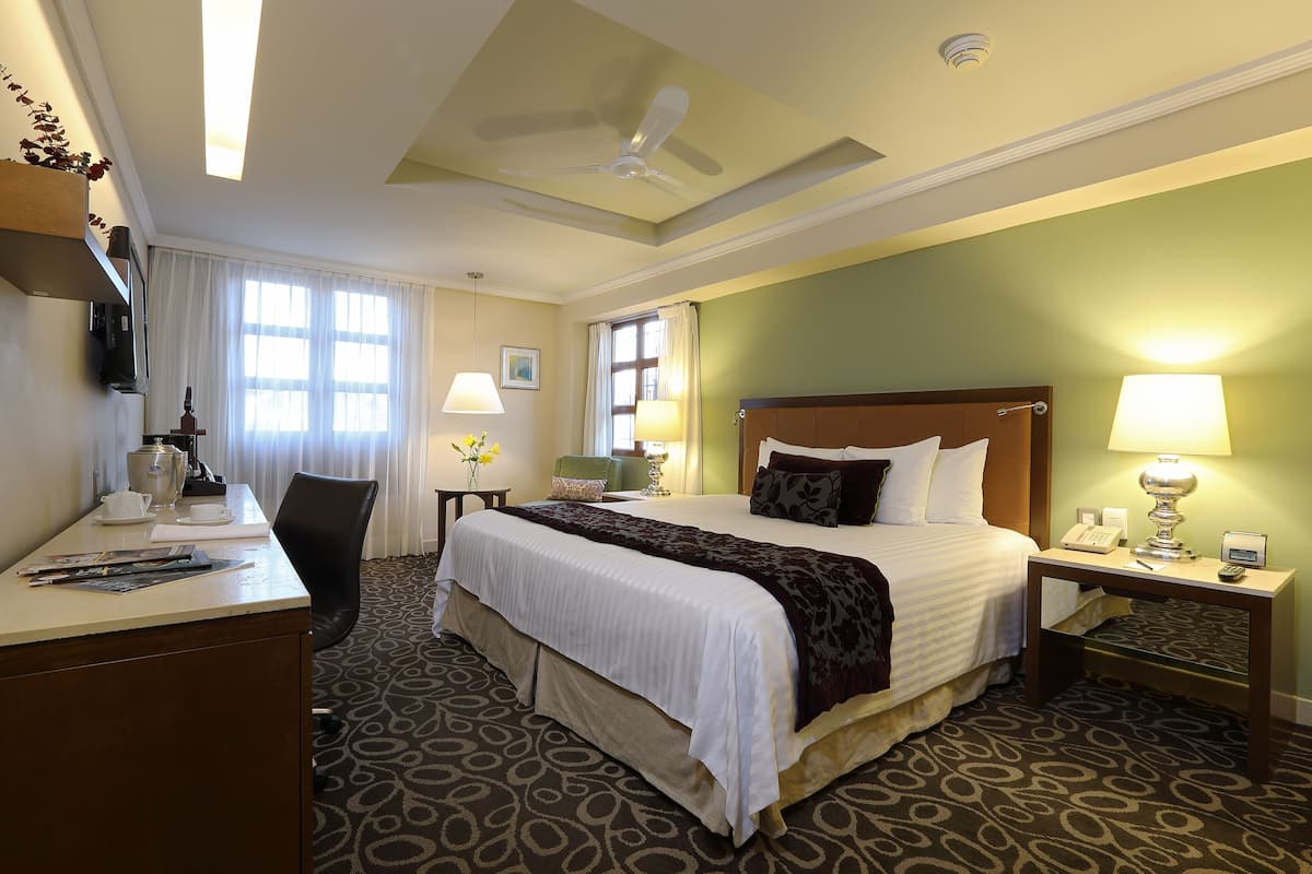 superior room, 2 double beds | 1 bedroom, premium bedding, in-room safe, desk