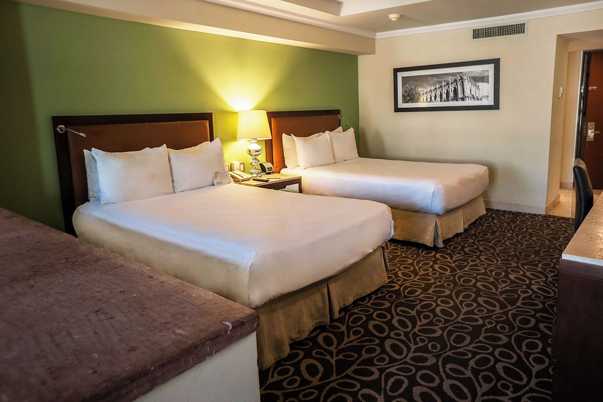 Basic Room, 2 Double Beds | Premium bedding, in-room safe, desk, soundproofing
